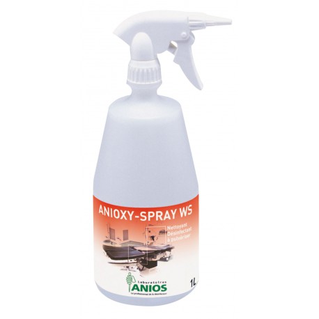 Détergent désinfectant Anioxy Spray WS - bidon de 1L avec dispenseur